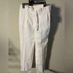 Perry Ellis 100% linen pants NWT size 30